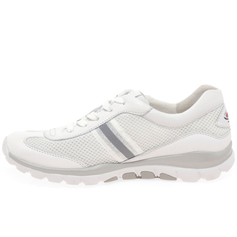 Helen Baskets De Sport Femme Blanc/argent Gabor | Exclusif